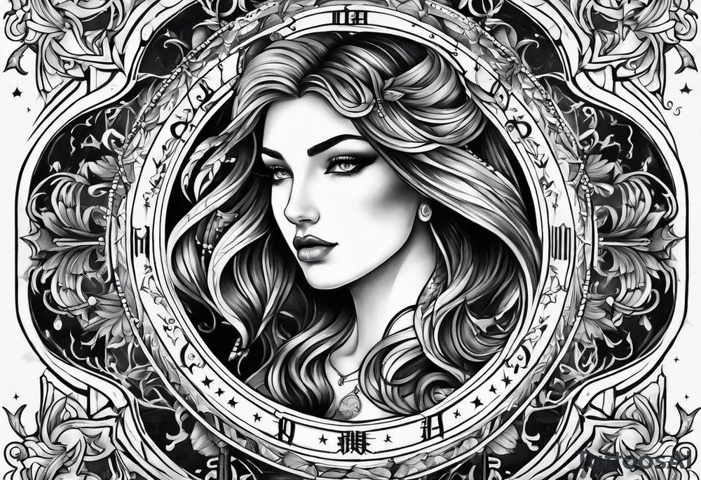 Gemini zodiac tattoo idea