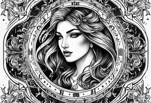 Gemini zodiac tattoo idea