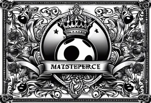 Bowling theme and LaValley family crest tattoo idea