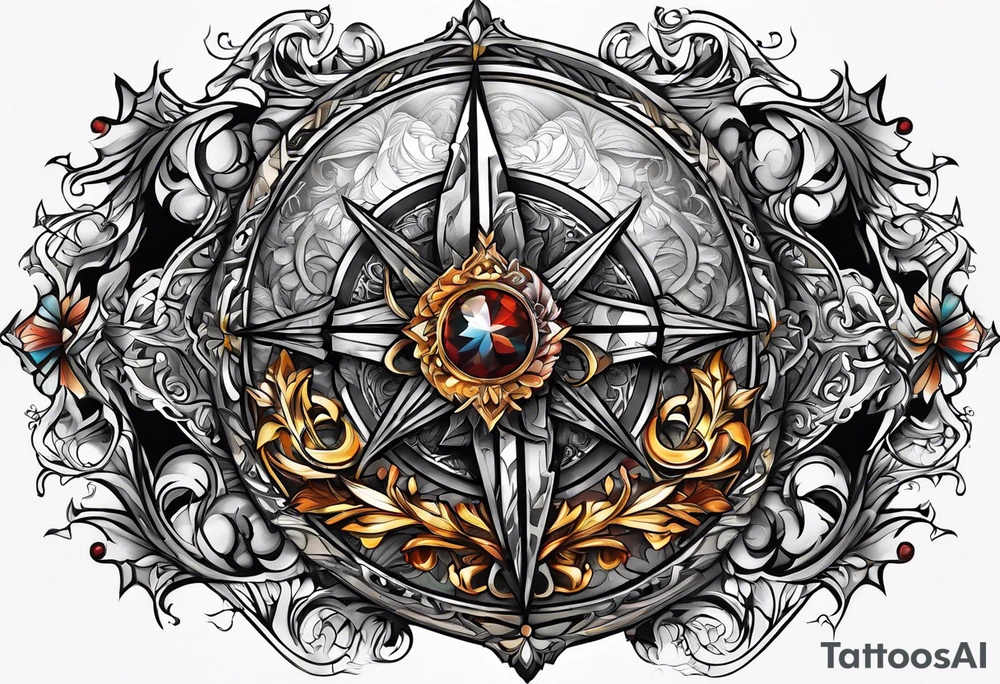the word of God is living and powerful, sharper than any two edged sword tattoo idea