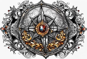 the word of God is living and powerful, sharper than any two edged sword tattoo idea