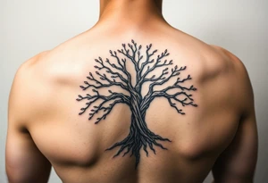 cover up tattoo inspired by the the tree of life tattoo idea
