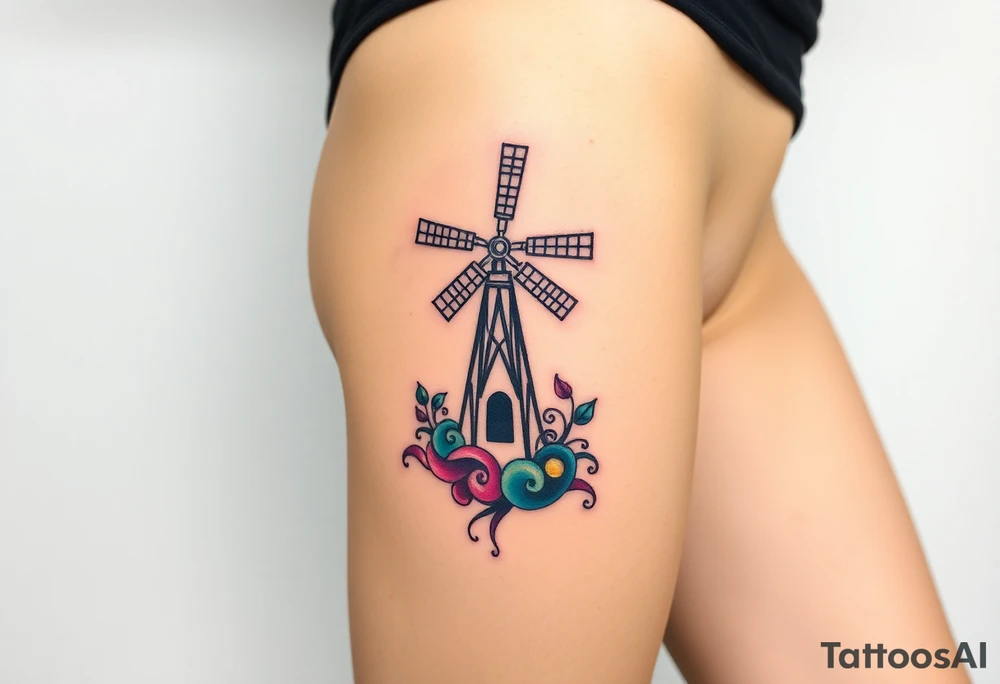 Windmill tattoo idea