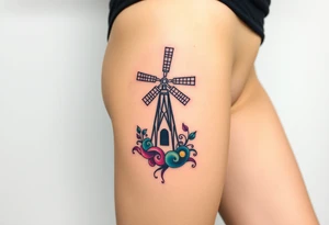 Windmill tattoo idea