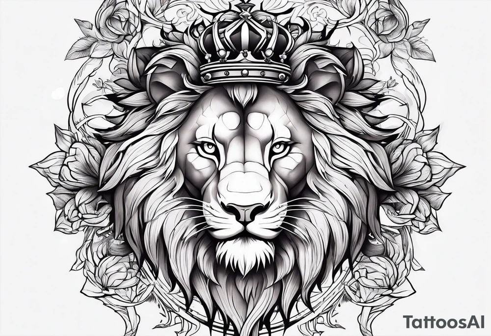 Flandre lion tattoo idea