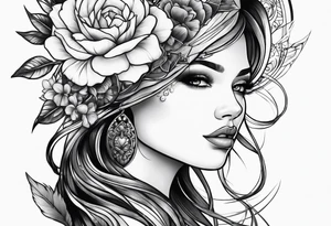 Women tattoo idea