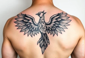 phoenix aesthetic tattoo idea