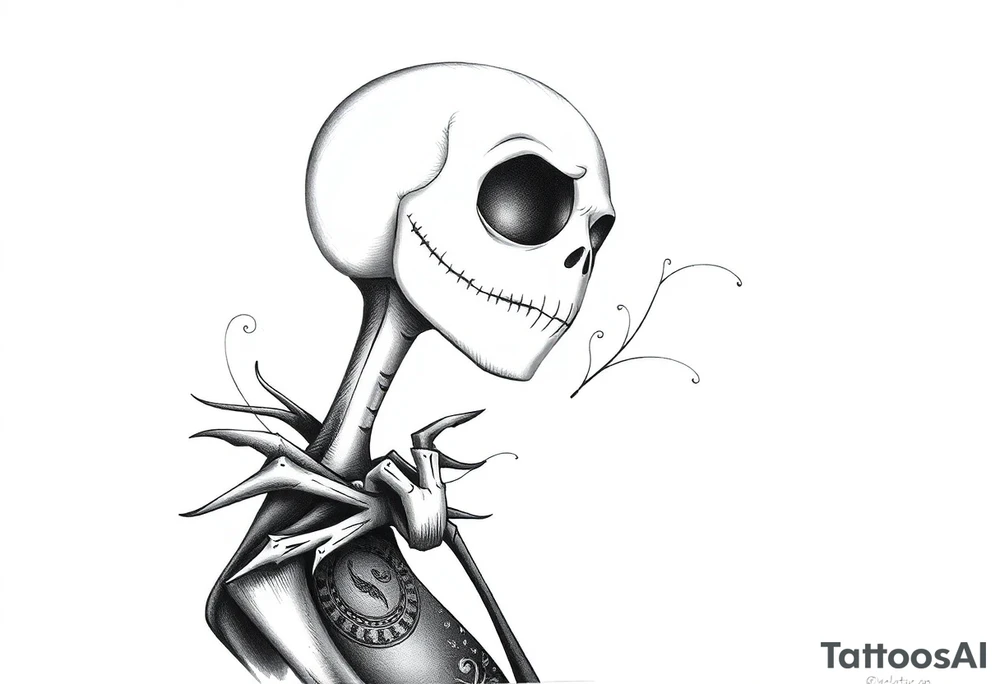 Jack skellington tattoo idea