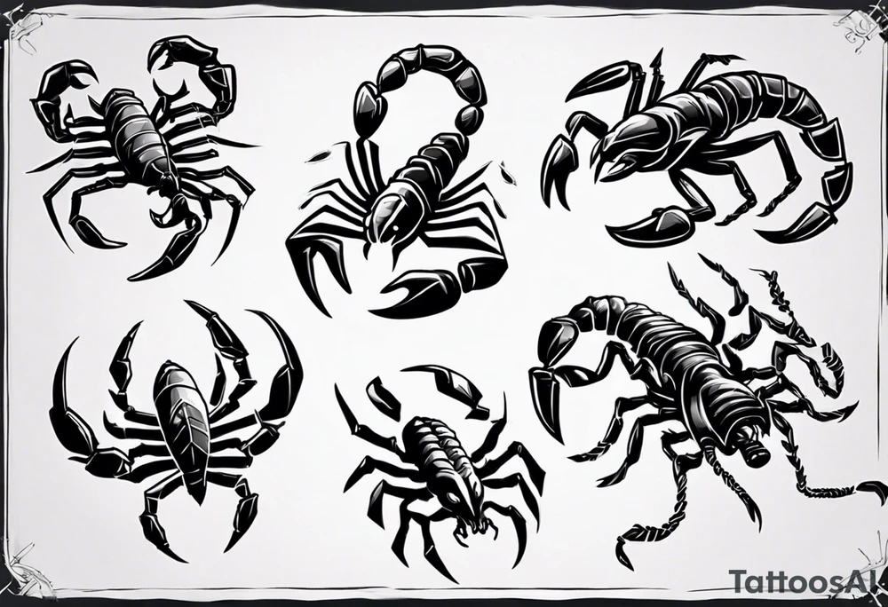 scorpion graduating in 2023 for game development and game design tattoo idea