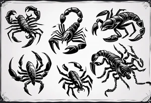 scorpion graduating in 2023 for game development and game design tattoo idea