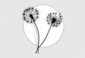 dandelion tattoo idea