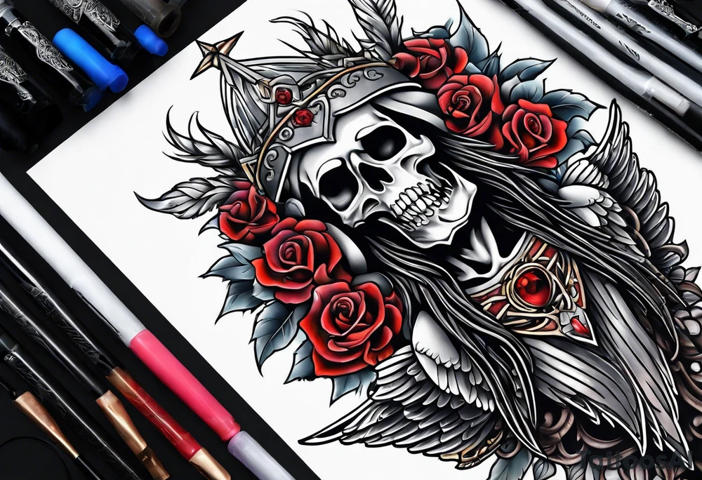death angel tattoo idea