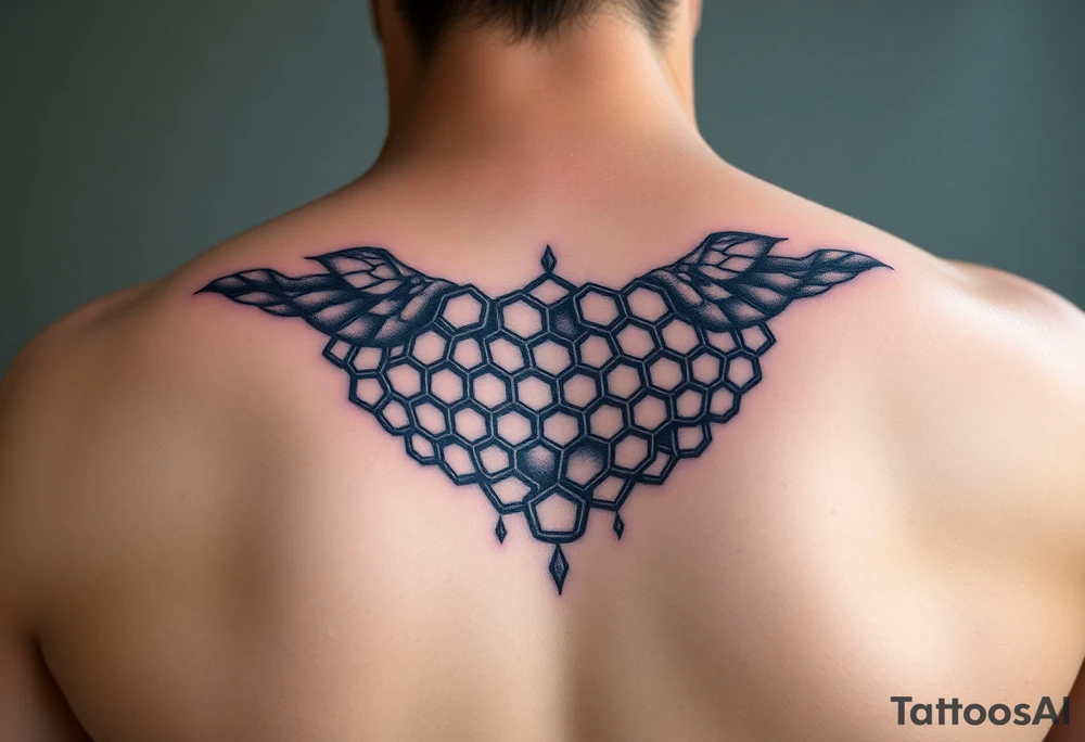 Honey comb tattoo idea