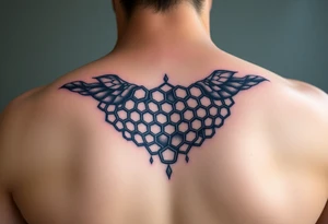 Honey comb tattoo idea