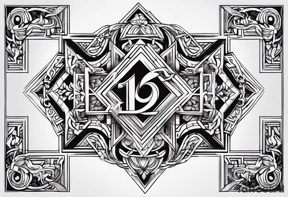 1996 in Romans number tattoo idea