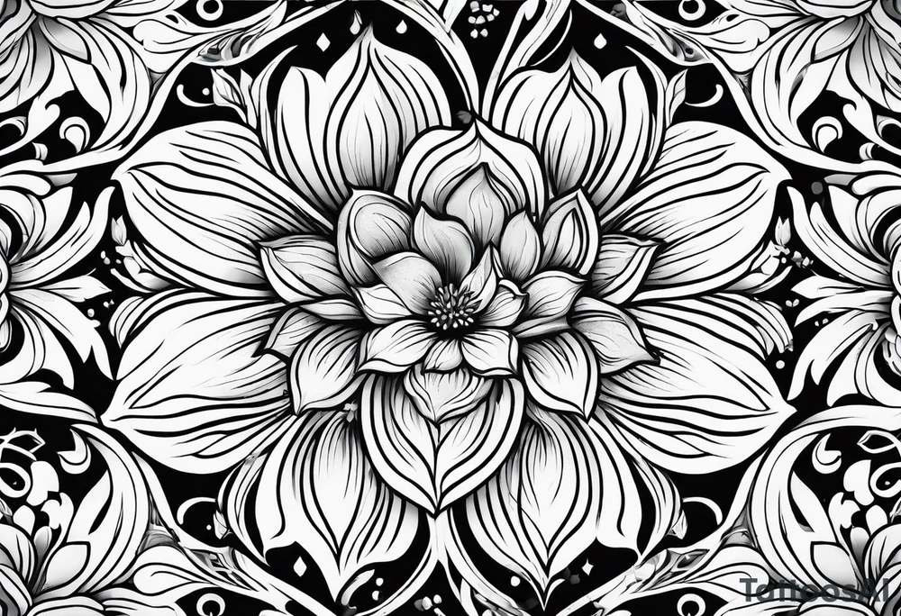 Flower tattoo idea