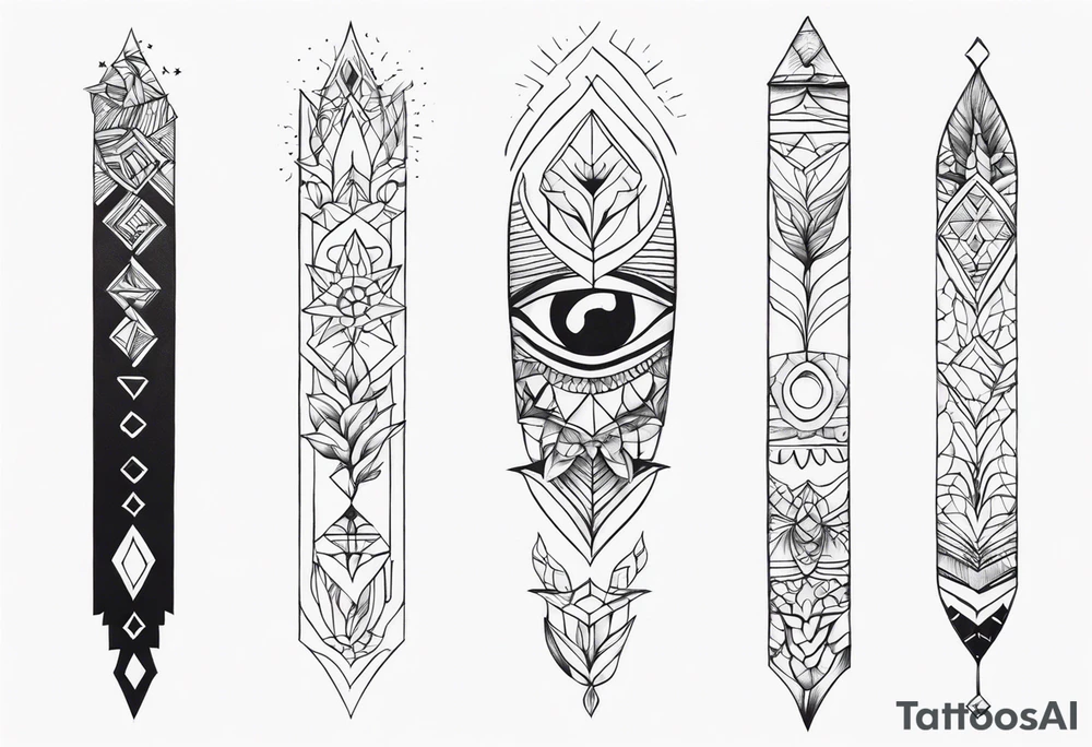 Long forearm wisdom tattoo tattoo idea