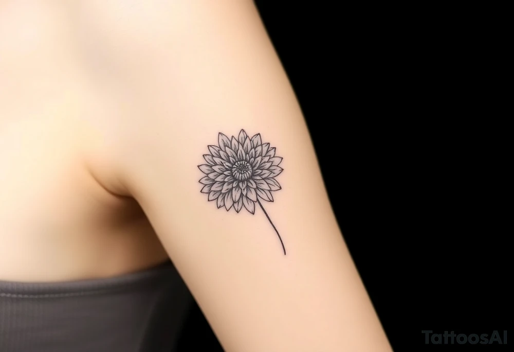 chrysanthemum tattoo idea