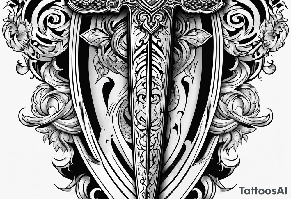 Viego's dagger for lower arm tattoo idea