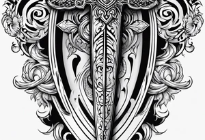 Viego's dagger for lower arm tattoo idea