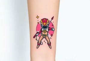 Astronema power rangers in space tattoo idea