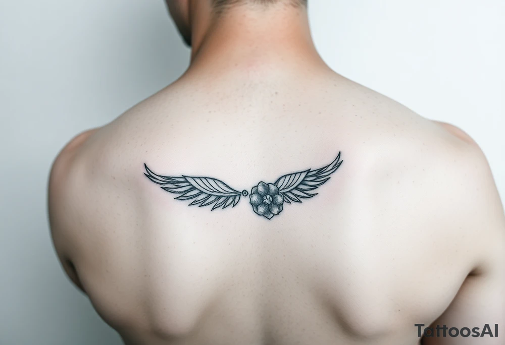 Simple minimalist feminine tattoo small line art on arm tattoo idea