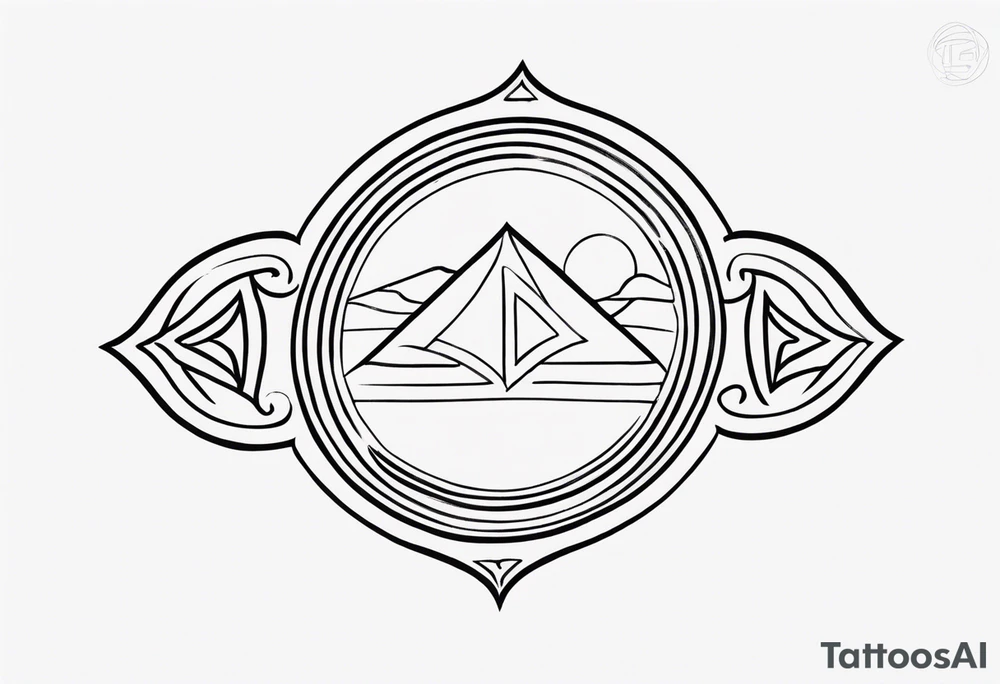 Greek symbol of strength tattoo tattoo idea