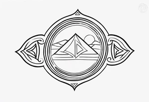 Greek symbol of strength tattoo tattoo idea