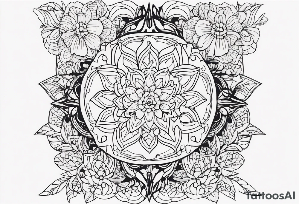 bold simple reserved tattoo idea