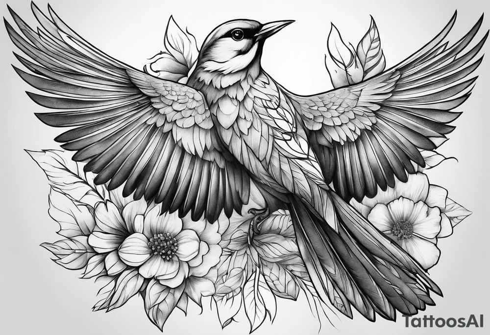Birds 7 tattoo idea
