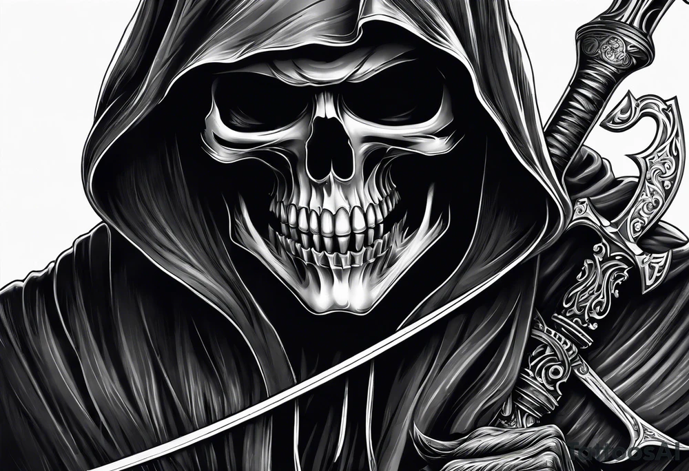 GRIM REAPER
WITH SMOKE
WITH SCYTH tattoo idea