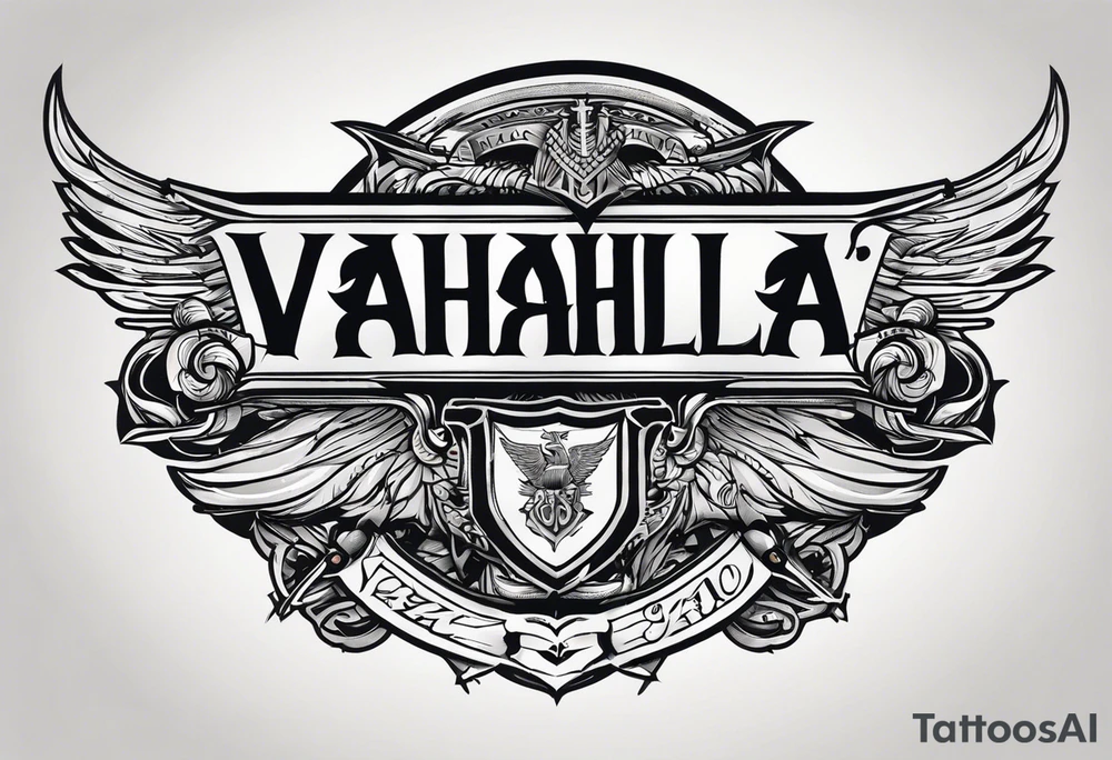 Valhalla military tattoo idea
