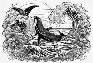 Ocean tattoo tattoo idea