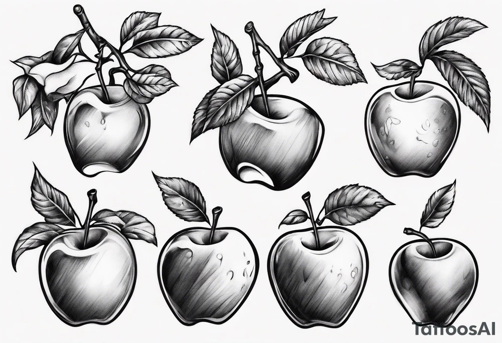 Apple tree tattoo idea