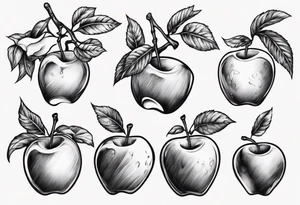 Apple tree tattoo idea