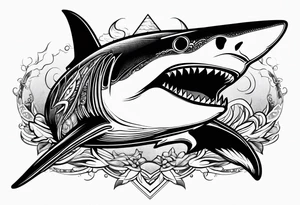 Shark tattoo idea