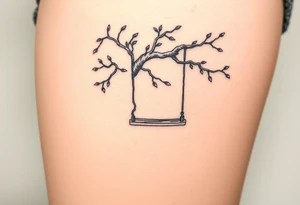 tree swing tattoo idea