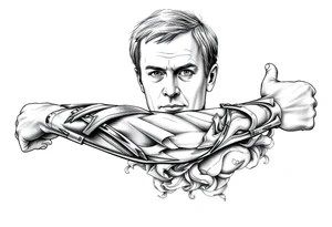 A summary of Tony Blair's years as prime minister, with special focus on his decision to send troops to Iraq. tattoo idea