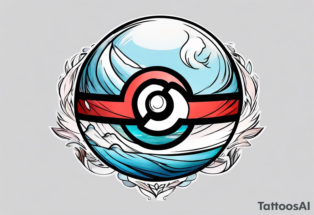 simple pokeball tattoo tattoo idea