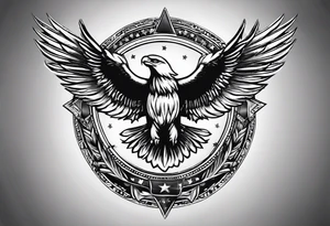 independence, freedom, courage, american, loyal tattoo idea