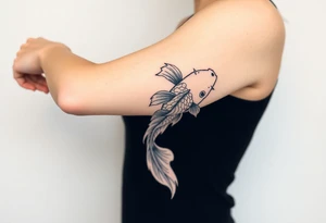 Koi fish tattoo idea
