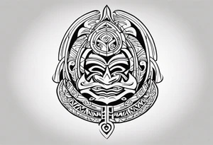 Polynesian maui hook tattoo tattoo idea