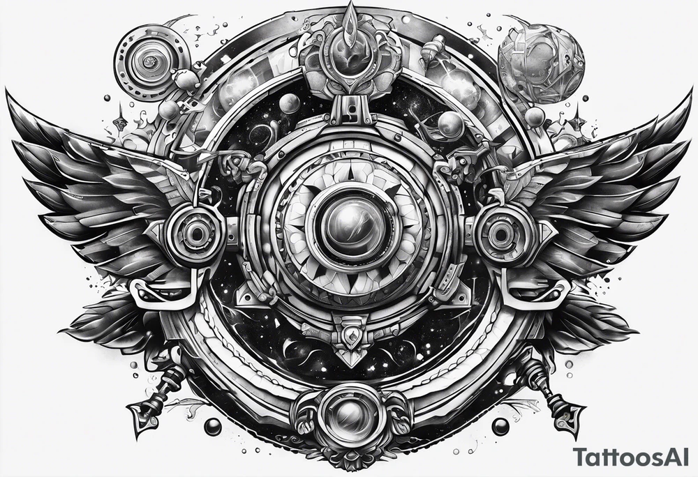 Shephard outerspace tattoo idea