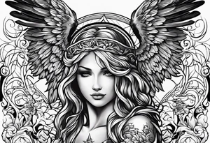 2 guardian angels tattoo idea