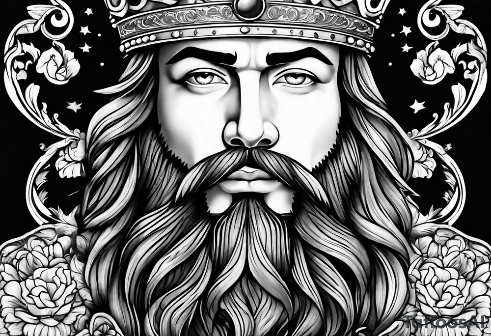 king Louis tattoo idea