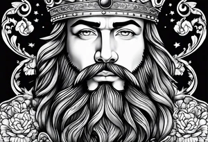 king Louis tattoo idea