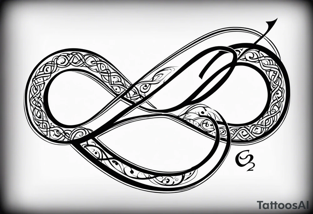 Genesis 2:23
Jaclyn infinity symbol tattoo idea