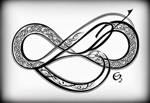 Genesis 2:23
Jaclyn infinity symbol tattoo idea