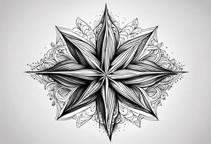 Wave arrow starfish tatto tattoo idea