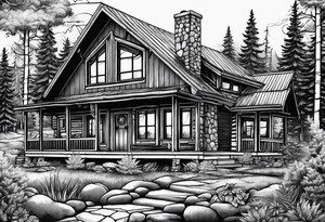 cabin friends tattoo idea